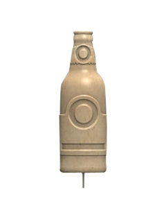 Birchwood Casey 3D Stake Bottle Targets, 6 Pack (Beige)