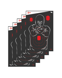 Allen Company EZ AIM 12x18 Splash Reactive Bad Guy Targets, 5 Pack (Multi-Color)
