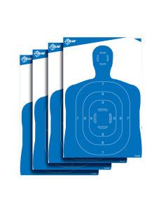 Allen Company EZ AIM 23x35 Silhouette Paper Targets, 4 per Pack (Blue/White)