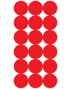 Pro-Shot Splattershot 1" Repair Pasters, 432 Count (Red)