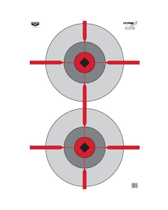 Birchwood Casey EZE-Scorer 23x35 Double Bullseye Paper Targets, 100 Pack (Multi-Color)