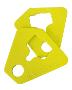SME Steel T-Post Target Hanger, 1-Pair (Yellow)