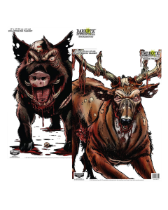 Birchwood Casey Darkotic Smokehouse Zombie Deer/Hog Targets, 8 Pack (Multi-Color)