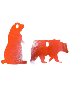 Champion Targets Steel Impact Animal Targets, 4 Pack (Orange)