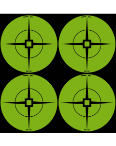 Birchwood Casey 3" Crosshair Atomic Green Target Spots, 40 Pack (Black/Green)