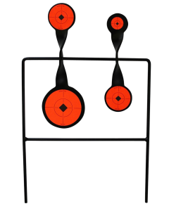 Birchwood Casey World of Targets Duplex Impact Spinner Steel Targets (Black/Orange)
