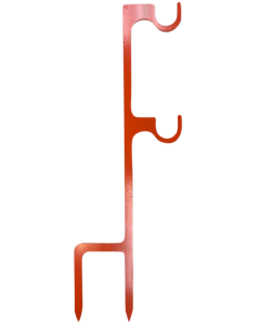 Champion Targets 44915C Impact Steel Double Hanger Stake Rimfire Orange