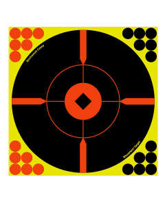 Birchwood Casey Shoot-N-C 8" Reactive BMW Targets, 6 Pack (Black/Yellow)