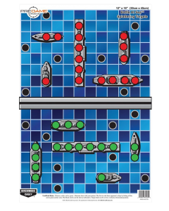 Birchwood Casey Pregame 12x18 Battle at Sea Paper Targets, 100 Pack (Multi-Color)