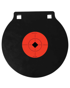 Birchwood Casey World of Targets 10" AR500 Steel Circle Gong Target (Black/Orange)