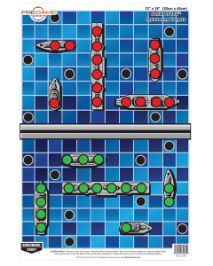 Birchwood Casey Pregame Battle Ship Targets, 8 Pack (Multi-Color)