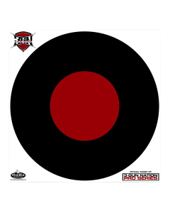 Birchwood Casey Dirty Bird 17.25" 3-Gun Nation Targets, 5 Pack (Black/Red)
