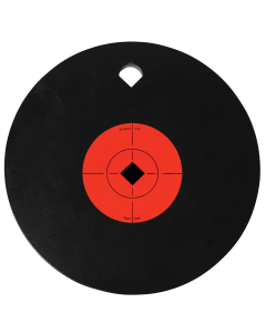 Birchwood Casey World of Targets 10" AR500 Steel Circle Target (Black/Orange)