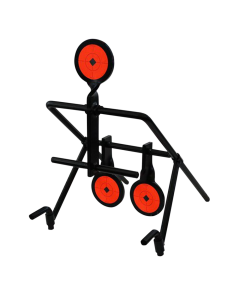 Birchwood Casey World of Targets 3.75" Resetting Steel Targets (Black/Orange)