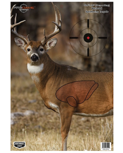Birchwood Casey Pregame Whitetail Deer Paper Targets, 3 Pack (Multi-Color)