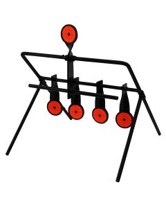 Birchwood Casey World of Targets 22 Rimfire Resetting Steel Targets (Black/Orange)