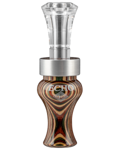 Echo Calls Double Reed Diamondwood Duck Call (Multi-Color)