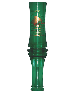 Haydel's Game Calls Double Reed Red Leg Mallard Call (Green)