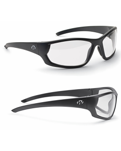 Walkers Game Ear Clear Lens Z87.1 Matte Black Eye Protection