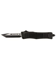 Steel River Knives MT616BT Spartan Mini 2.75" OTF Tanto Plain Black/Silver 440C SS Blade MT616BT