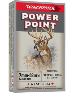 Winchester Power-point 7mm-08 Rem 140 Grain Power Point (Box)