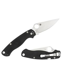 Spyderco C81GPLE2 Para Military 2 3.42" Folding Plain Knife C81GPLE2