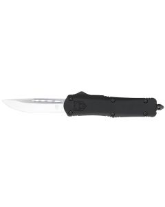 CobraTec FS3 Medium OTF D2 Steel Black Handle Knife