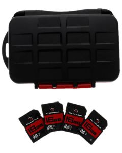 Walkers Game Ear 16GB SD 4-Pack with Case