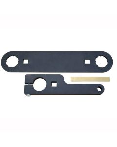 Wheeler Savage 10/110 Barrel Nut Wrench Kit - Dual Wrench Set with Brass Shim