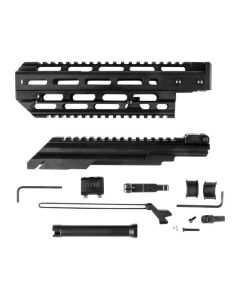 Texas Weapon Systems AKM GEN-3 Dog Leg M-Lok Rail Bundle - Yugo M70/PSL Black Aluminum