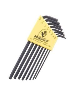 Bondhus Standard 8-piece Hex Wrench Set - .050-5/32