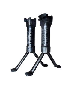 V2 Black Picatinny Adjustable Bipod Grip Pod 5.75-8.25" Height