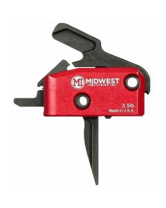 Midwest Industries Enhanced Flat Trigger 3.5lb for AR-15 Single-Stage (Black)
