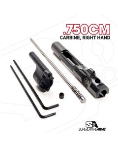 Superlative Arms Black Adjustable Piston System for AR-15 Carbine
