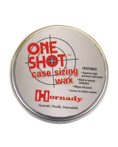Hornady One Shot Case Sizing Wax - 2 oz All-Natural Reloading Lubricant