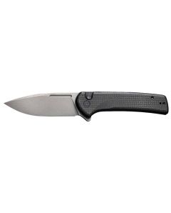 Civivi Conspirator Gray Stonewashed Blade Black Micarta