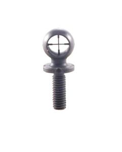Kns Precision, Inc. Crosshairs Duplex Hooded Front Sight Brass Black