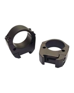 Talley 1'' High Black Modern Sporting Rings