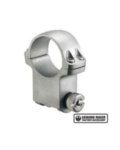 Ruger 6khm X-high Scope Ring W/hawkeye Matte Ss 1