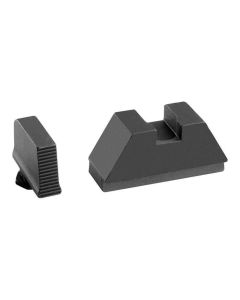 Ameriglo 5l Optic Comp Sights Serrated Front .240''f /.315''r For Glock