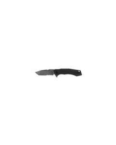 Kershaw Analyst Folding Knife 3-1/4" Partially Serrated Tanto Blade Black