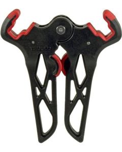 TRUGLO Mini Bow-Jack 5.8" Black/Red Bow Stand