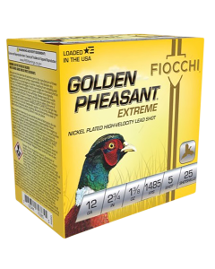 Fiocchi Golden Pheasant 12 Gauge 2.75 1-3/8 oz 5 Shot (Box)