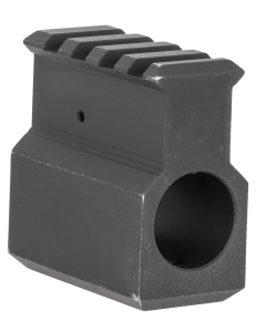 LBE Railed Gas Block Black Aluminum for AR Platform