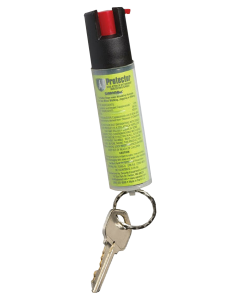 Sabre Dog Pepper Spray 12 ft Range Black Metal