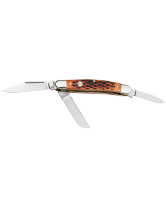 Boker Tradition 2.0 Medium Stockman Brown Jigged Bone D2 Steel
