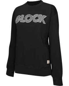 Glock 2XL Black Crewneck Raglan Fleece Cotton Polyester Long Sleeve