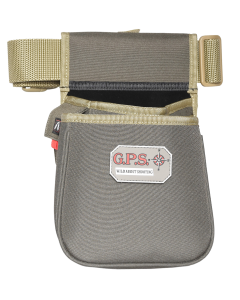 G*outdoors Shotshell Pouch Contour Double Shell Pouch Green Web Belt