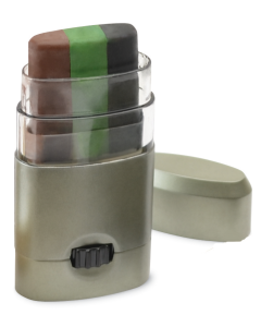 Camo Face Paint Stick Black Brown Dark Green