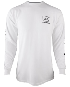 Glock Perfection Men's Long Sleeve T-Shirt, Size 2XL (White)